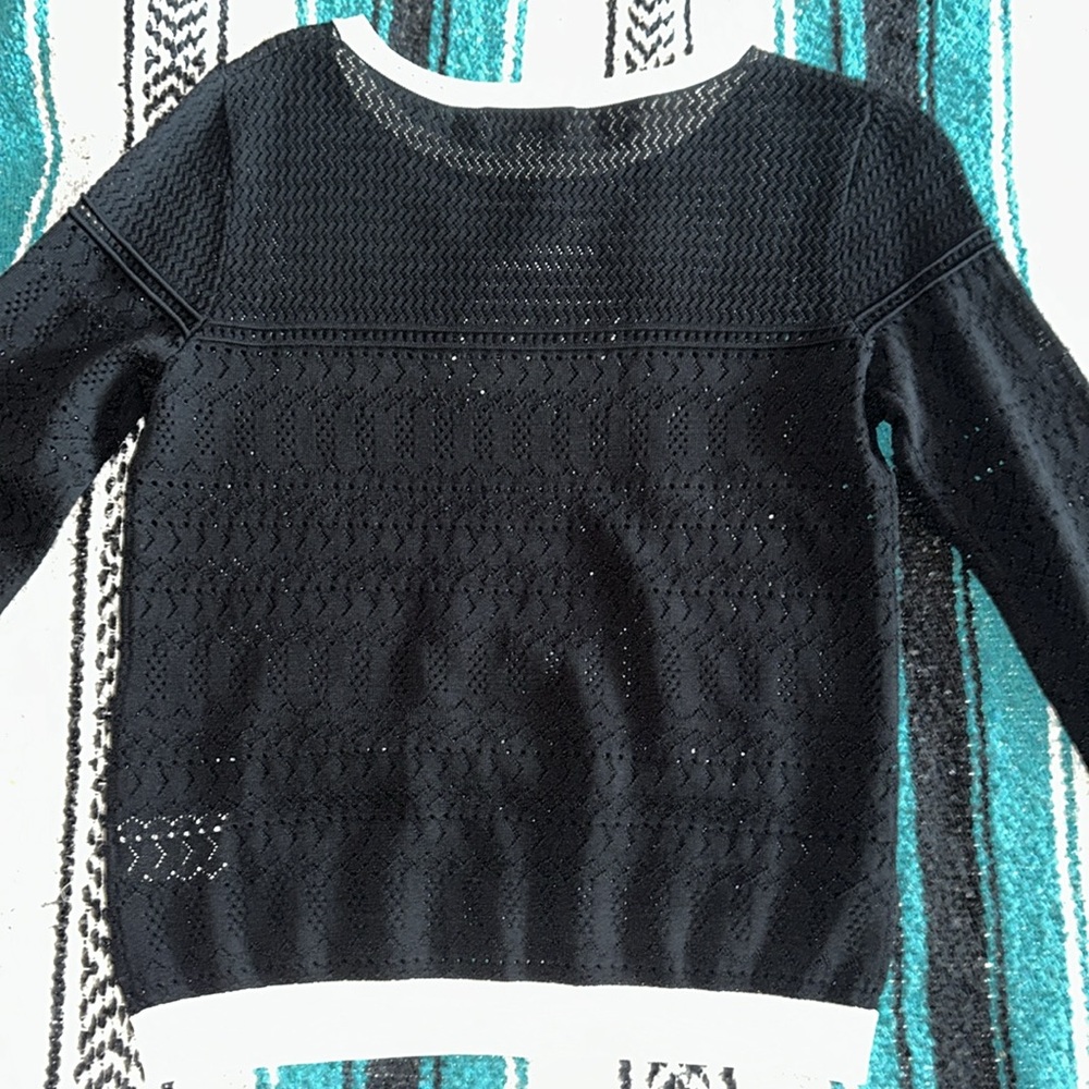 Jason Wu *NWT* Women's Viscose Blend Long Sleeve Sweater Blouse - Picture 5 of 8